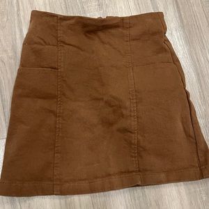 Brown skirt